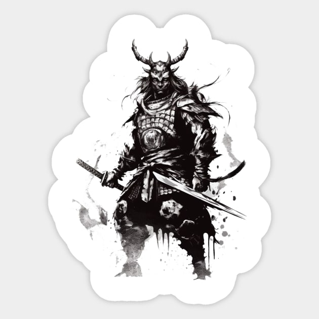 samurai Sticker by Nirck Store